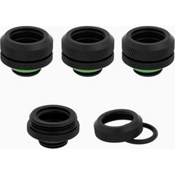 Corsair Hydro X Series XF Hardline 14mm OD Fitting Four Pack, Black (CX-9052008-WW)