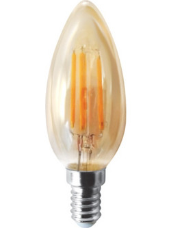 InLight Ε14 LED Filament C35 5watt Dimmable με μελί κάλυμμα (7.14.05.20.1 )