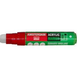 Talens amsterdam marker 618 perm. green l large