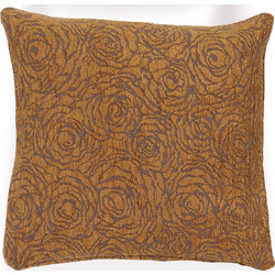 MC DECOR ΔΙΑΚΟΣΜΗΤΙΚΗ ΜΑΞΙΛΑΡΟΘΗΚΗ 45X45CM FLOWERS - ORANGE - MC DΕCOR MCL.SDM.029