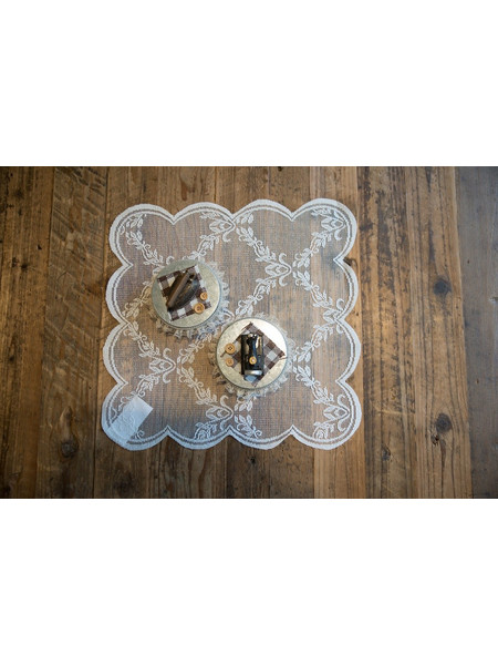 MC DECOR ΣΕΜΕΝ ΔΑΝΤΕΛΑ 40X40CM 4849 - ECRU - MC DECOR MCL.KKTS.024