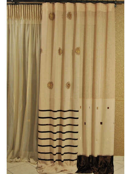 Mc Decor Κουρτίνα Βελουτέ με Τρέσα 175X260 Patch 08