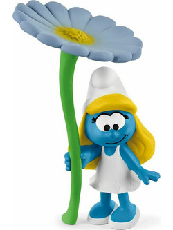 Schleich Smurfs Στρουμφίτα με Λουλούδι 20828