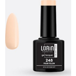 Lorin Gel Lacquer 248 Pugin Yellow Ημιμόνιμο Βερνίκι Νυχιών 8ml
