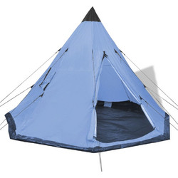 vidaXL Σκηνή Camping Tipi 4 Ατόμων Καλοκαιρινή 91006