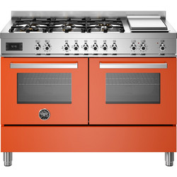 Bertazzoni PRO126G2EART Κουζίνα Ηλεκτρική με Εστίες Αερίου 119.5cm