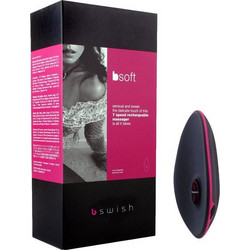 bswish Bsoft Premium Κλειτοριδικός Δονητής για Ζευγάρια με Τηλεχειριστήριο 12cm Magenta Black