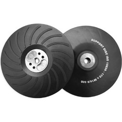 FLEXIPADS 11732 ΕΛΑΣΤΙΚΟΣ ΔΙΣΚΟΣ ΤΡΙΒΗΣ ΦΙΜΠΕΡ TURBO ΣΚΛΗΡΟ M14, 180MM (ΜΑΥΡΟ)