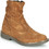 GBB Micky Παιδικά Μποτάκια Καφέ Suede με Φερμουάρ AE512-14