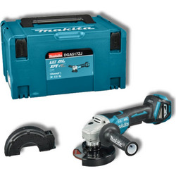 Makita DGA517ZJ Γωνιακός Τροχός Μπαταρίας 115mm με Ρύθμιση Στροφών Solo