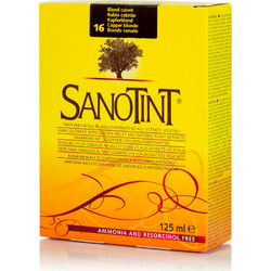 Sanotint Classic 16 Ξανθό Χαλκού Φυτική Ημιμόνιμη Βαφή Μαλλιών Χωρίς Αμμωνία 125ml