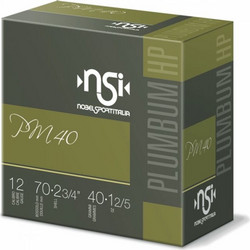 Nobel Sport Plumbum HP PM40 Tecna Semi Magnum Φυσίγγια Συγκέντρωσης 12Cal 70mm 40gr 25τμχ