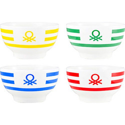 Μπωλ Δημητριακών (Σετ 2Τμχ) 20.21.0501 Bone Multi Benetton Bone China