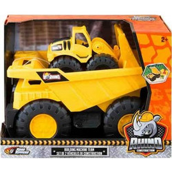 Nikko Rhino Construction Mega Building Machine Team Dump Truck with Wheel Loader 30112