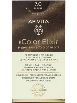 Apivita My Color Elixir 7.0 Ξανθό Μόνιμη Βαφή Μαλλιών Χωρίς Αμμωνία 50ml