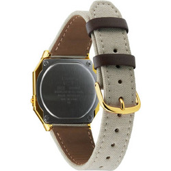 Casio Vintage Ψηφιακό Ανδρικό Ρολόι Χρονογράφος με Λευκό Δερμάτινο Λουράκι A700WEGL-7AEF