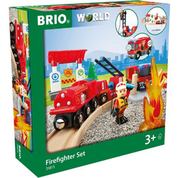 Brio World Railroad Fire Department Set 33815