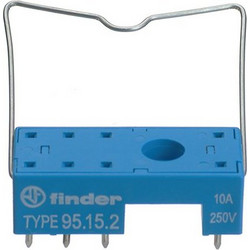 Finder 95.15.2 Relay socket για mini ρελέ σειράς :40.52, 40.61, 41.52, 41.61 και 44.62