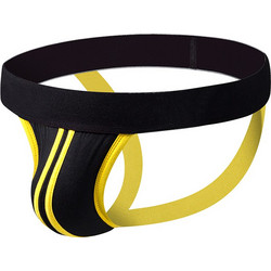 Bikini Men Tip Suspensor Black/GWhiteen