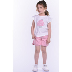 Action Παιδικό Σετ 4141-013 White/Pink