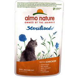 Almo Nature Owned By The Animals Holistic Sterilised with Chicken 70gr