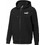 Puma Essentials Logo Ανδρική Ζακέτα Φούτερ με Κουκούλα και Φερμουάρ Μαύρη 586702-01