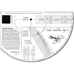 Schon-Schablone Typ 2 - alignment protractor