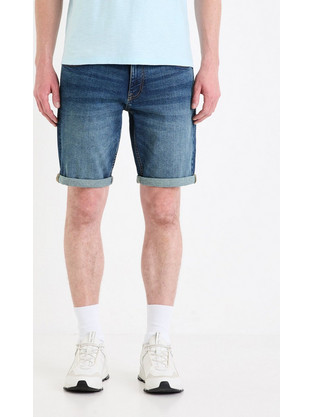 Celio Casual Ανδρική Βερμούδα Τζιν Μπλε BOFIRSTBM