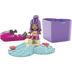 F.P. Mega Bloks Barbie Color Reveal Φιγούρα Με Αξεσουάρ-3 Σχέδια (HHP85)