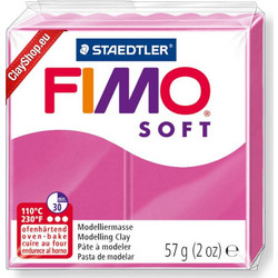 Staedtler Fimo Soft Raspberry Πολυμερικός Πηλός 57gr Staedtler Fimo Soft Raspberry Πολυμερικός Πηλός 57gr