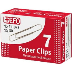 Συνδετήρες No.7 (50τμχ./78mm) - +Efo