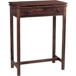 ΕΣ306,1 CONSOLE Κονσόλα 1 Συρτάρι Ξύλο Sheesham Καρυδί 60x34x80cm