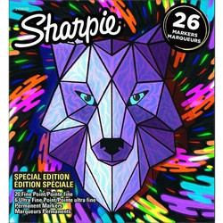 SHARPIE ΜΑΡΚΑΔΟΡΟΙ PERMANENT FINE 26 ΤΕΜ. WOLF 2158030