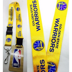 ΜΠΡΕΛΟΚ LONG LANYARD NBA WARRIORS YELLOW - BACK ME UP