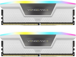 Corsair Vengeance RGB 32GB (2X16GB) DDR5 RAM 6200MHz C36 White CMH32GX5M2B6200C36W