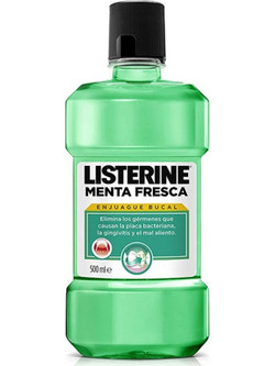 Listerine Menta Fresca Στοματικό Διάλυμα Κατά της Πλάκας 500ml