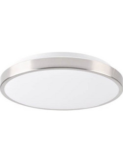 ΠΛΑΦΟΝΙΕΡΑ ΟΡΟΦΗΣ LED 15W 4000K (ΦΩΣ ΗΜΕΡΑΣ) 1600Lm Φ300x70mm ΣΤΡΟΓΓΥΛΗ ΝΙΚΕΛ ΣΤΕΦΑΝΙ IP20 KERN 5901508314888