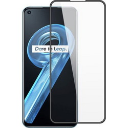 AMORUS Σκληρυμένο Γυαλί (Tempered Glass) Προστασία Οθόνης Πλήρης Κάλυψης για Realme 9i - Μαύρο