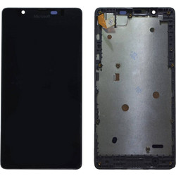 Γνήσια Οθόνη & Μηχανισμός Αφής Microsoft Lumia 540 Dual Sim με Πλαίσιο