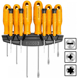 Σετ Κατσαβίδια Ingco (HKSD1058) - 10τμχ HKSD1058