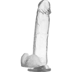 X Ray Cock Ρεαλιστικό Dildo με Βεντούζα & Όρχεις 22cm Clear