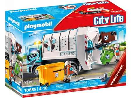 Playmobil City Life Φορτηγό Ανακύκλωσης για 4-10 Ετών 70885
