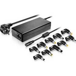 PowerOn Φορτιστής Laptop 90W 24V 5A με Αποσπώμενο Καλώδιο Τροφοδοσίας & Σετ Βυσμάτων PA-90