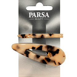 Parsa Beauty Κλιπς για τα Μαλλιά (Μπεζ Ταρταρούγα) 2 τεμάχια