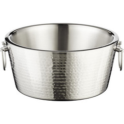Σαμπανιέρα INOX με 2 κρίκους σφυρήλατη φ37 5xΥ17cm Leone c422475
