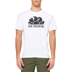 Μπλούζα Κοντομάνικη Sundek Logo M021TEJ7800-WHITE Ανδρικό