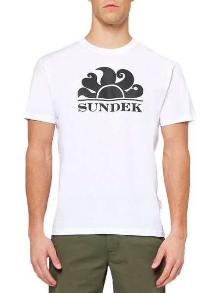 Μπλούζα Κοντομάνικη Sundek Logo M021TEJ7800-WHITE...