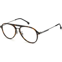 Carrera CA1118G 086 Σκελετός Γυαλιών Οράσεως Κοκάλινος Μεταλλικός Καφέ Γκρι