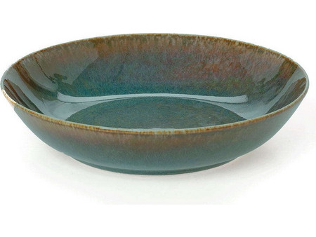 Cryspo Trio Πιάτο Βαθύ Πορσελάνης Emerald Green Glossy 21cm 4720002
