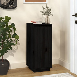 vidaXL Παπουτσοθήκη Ξύλινη Μαύρη Μ35xΠ35xΥ80cm 813539